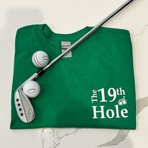 The 19th Hole Golf T-Shirt (Gildan)